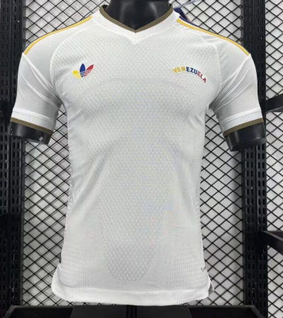 2026 venezuela white away player version S-4XL